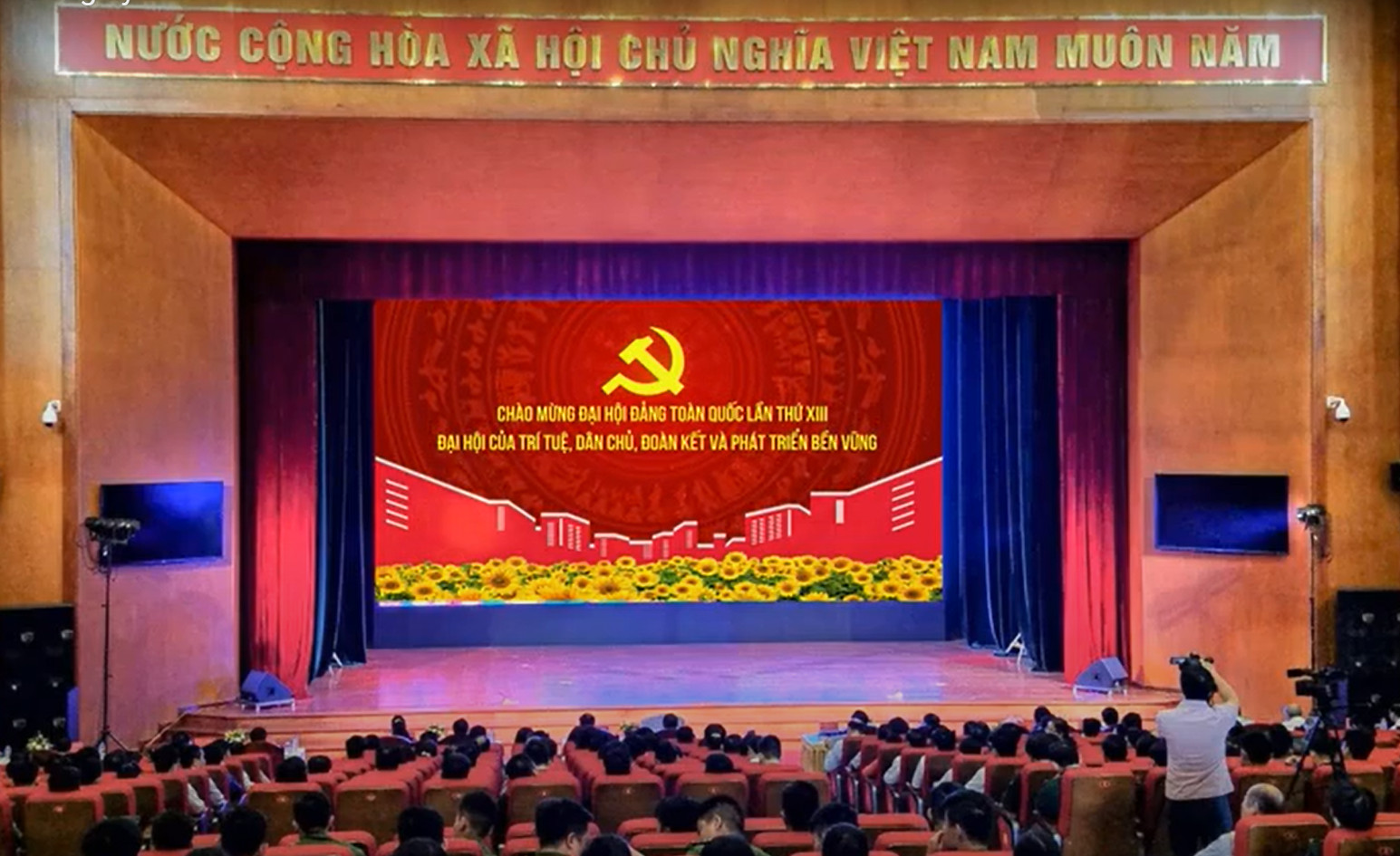 Màn hình led hội trường ủy ban nhân phường 10