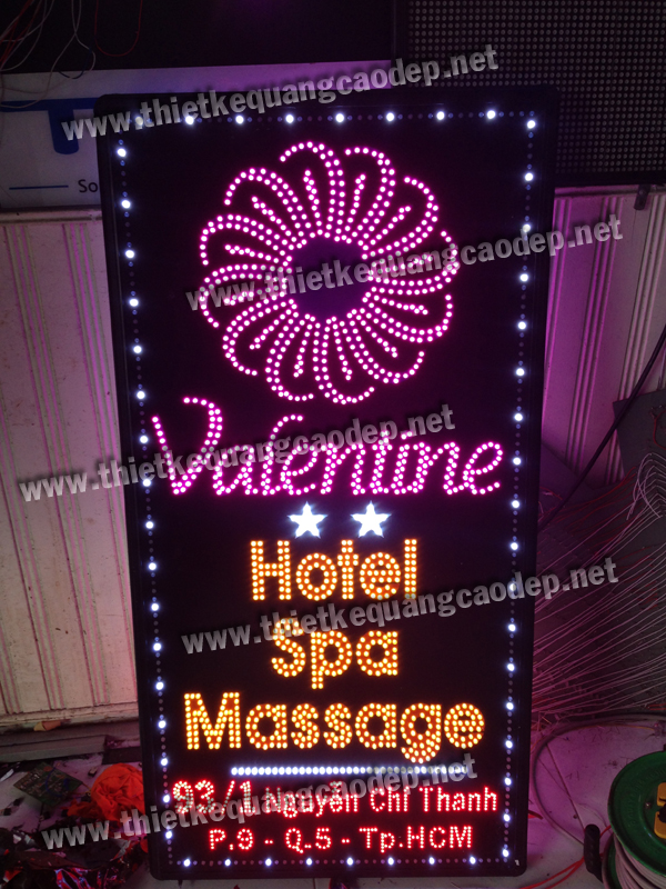 Led bảng hiệu Spa - Hotel