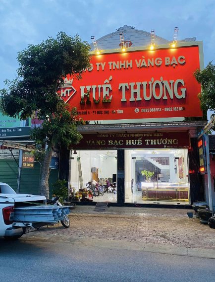 BẢNG HIỆU TIỆM VÀNG HUẾ THƯƠNG