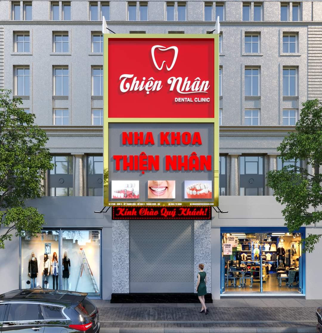Bảng hiệu Nha Khoa THIỆN NHÂN