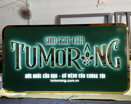 bảng hiệu SÂM NGỌC LINH