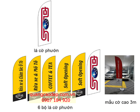 Cờ phướn quảng cáo cho sự kiện