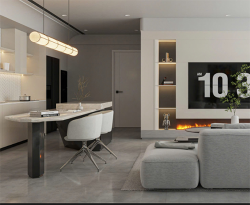 Thiết kế căn hộ ricca Chị Mỹ Quận 8