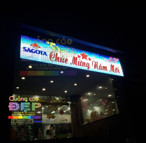 Màn hình led bia sagota