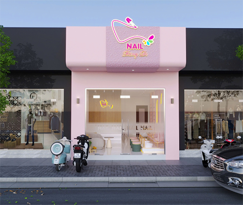 THIẾT KẾ SHOP NAIL ĐẸP BĂNG DI 2
