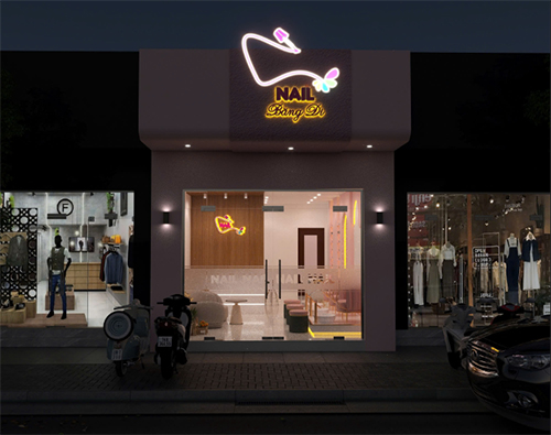 THIẾT KẾ SHOP NAIL ĐẸP BĂNG DI 3
